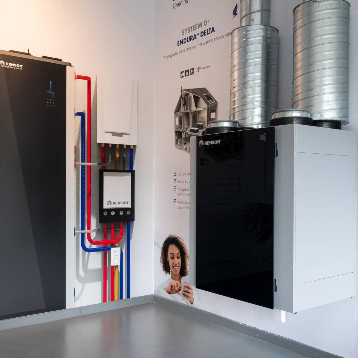 Ventilatiesystemen en centrale stofzuigsystemen